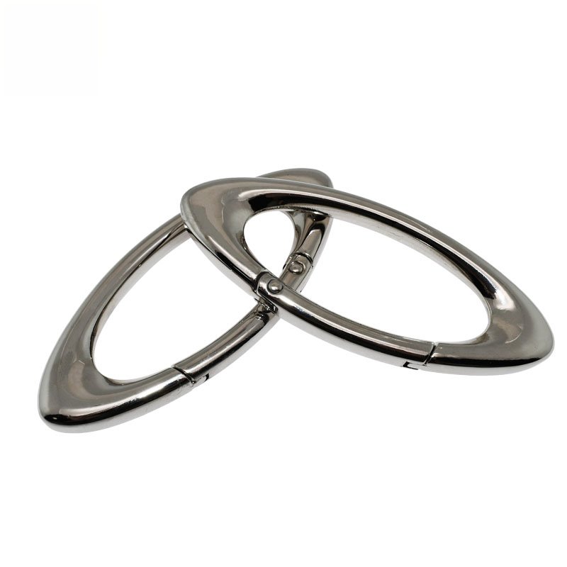 wholesale Metal bag accessories opening rings keyring spring O buckle ring