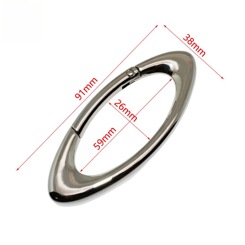 wholesale Metal bag accessories opening rings keyring spring O buckle ring