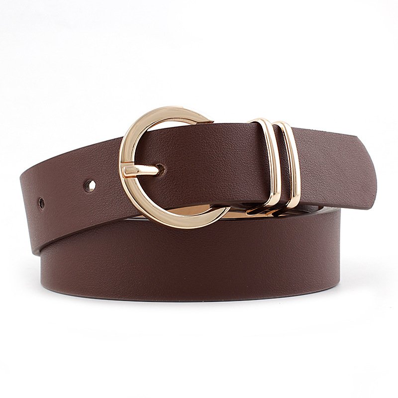 spot direct sales women's decorative jeans women's high-grade sense all fashion needle buckle simple belt