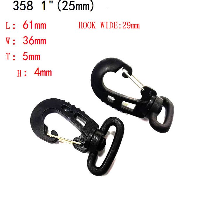 Plastic Snap Hook Buckle Hooks Clasp Backpack Bag Straps Bag Parts