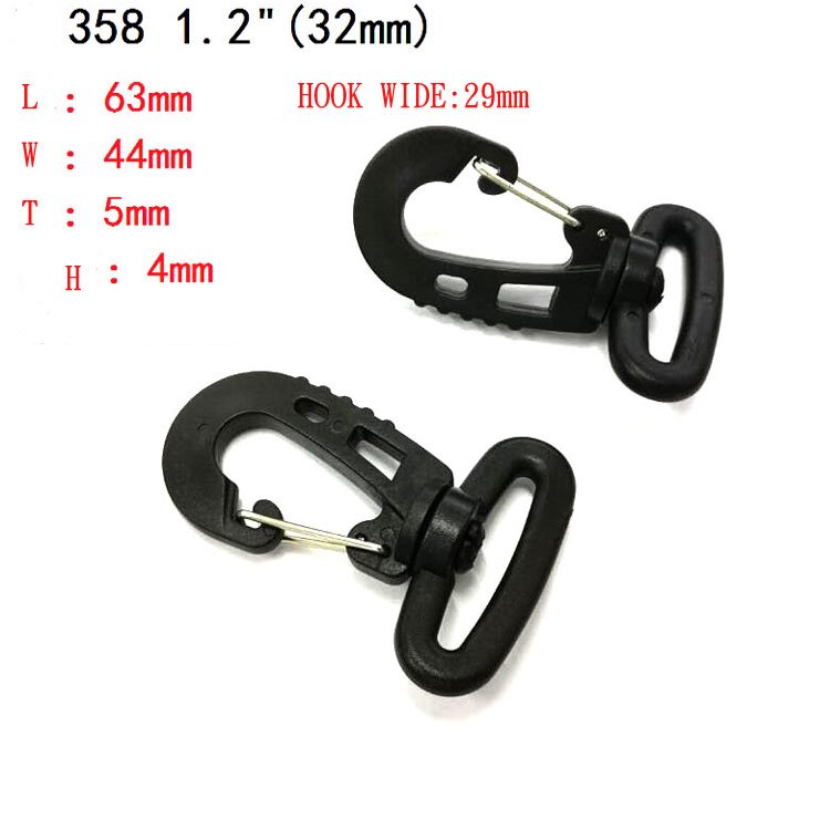 Plastic Snap Hook Buckle Hooks Clasp Backpack Bag Straps Bag Parts