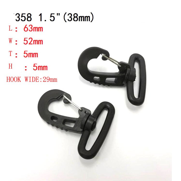Plastic Snap Hook Buckle Hooks Clasp Backpack Bag Straps Bag Parts