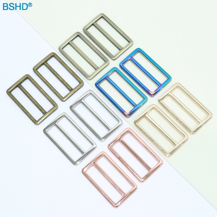 Bag Strap Metal Accessories 25 31 38 49mm Tri Glide Buckle 1" Alloy Adjustable Slider Buckle 1.5" 2" Adjuster Tri-glide Buckle