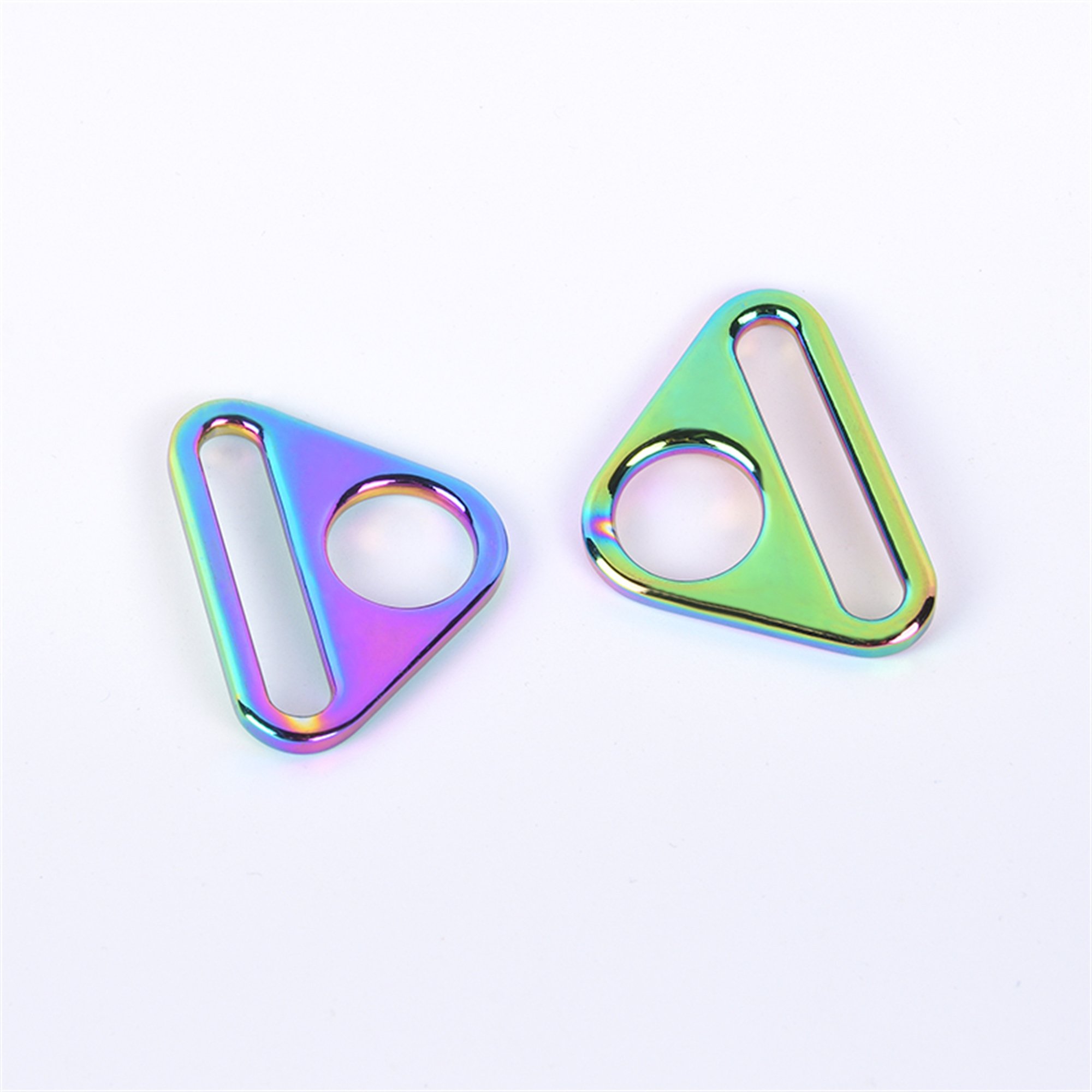 Various Size Strap Sliders Bag Accessories Metal Triangle Ring Buckle