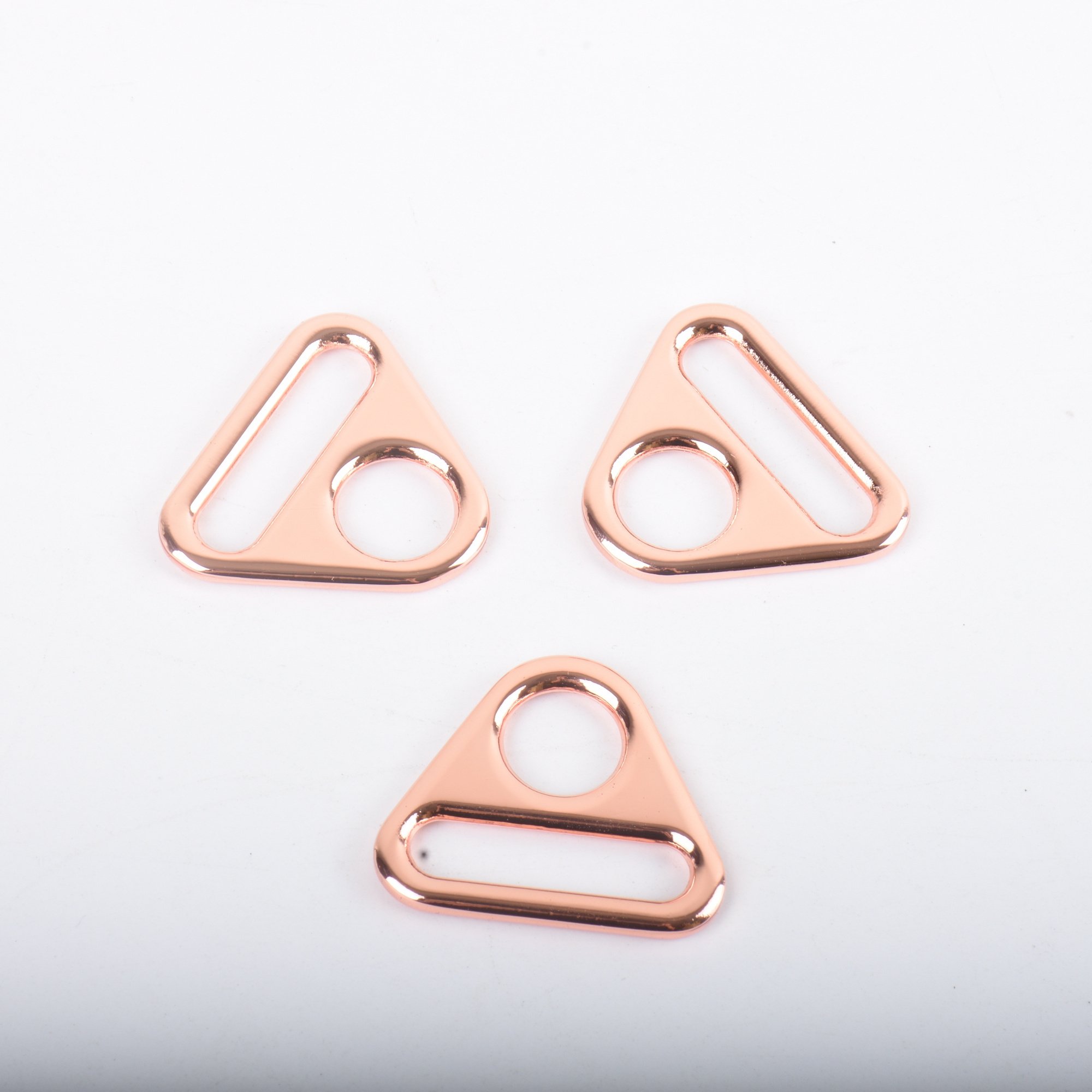 Various Size Strap Sliders Bag Accessories Metal Triangle Ring Buckle