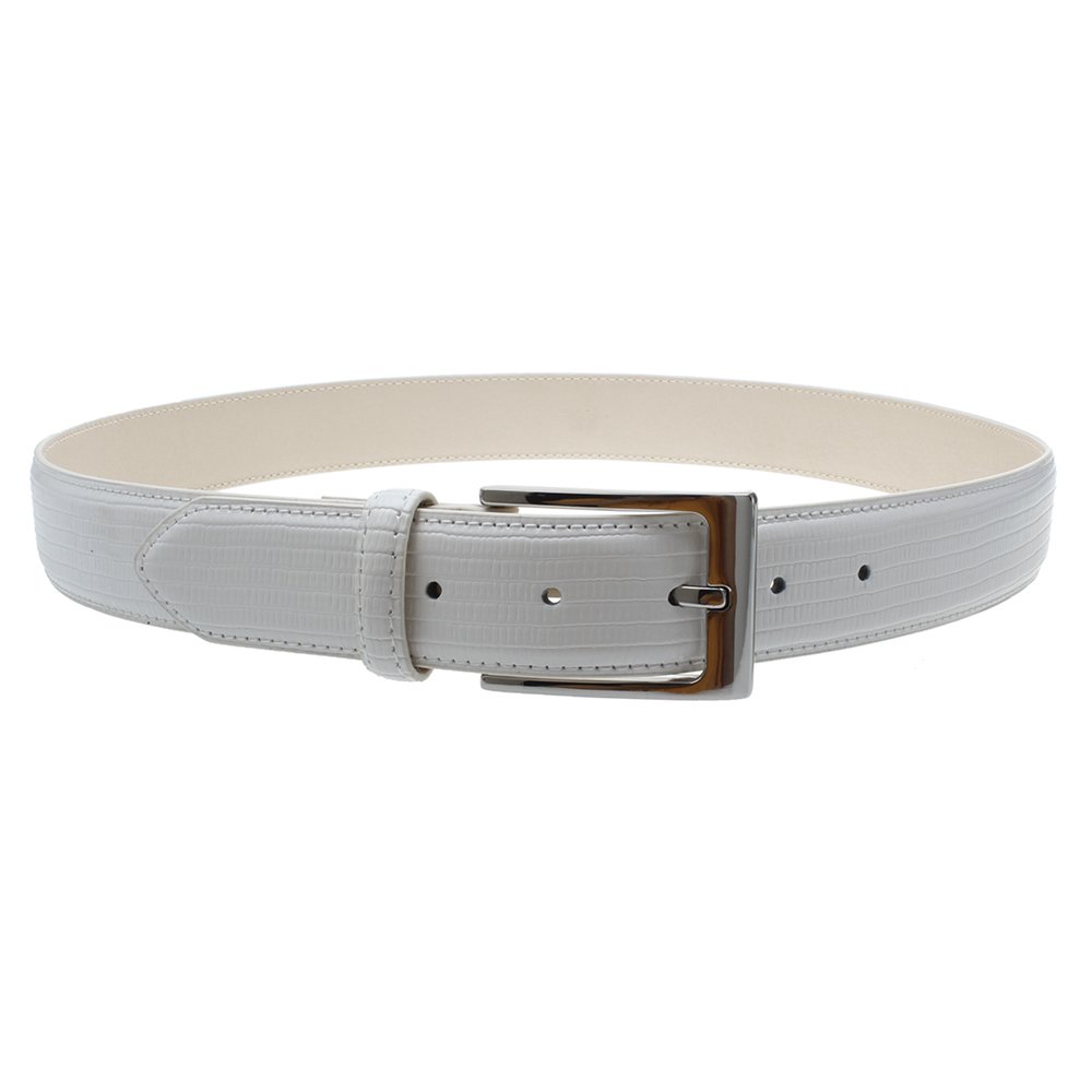 Leather Women White Belts Customized Unique Personality Belts Ladies Belt Alloy Newest Pin Buckle Lizard Pu Female 95-130cm 33MM