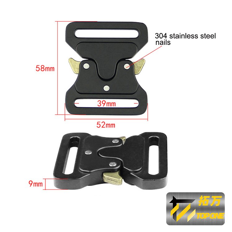 1.5 Inch Heavy Duty Tactical Belt Zinc Alloy Quick Release Buckle