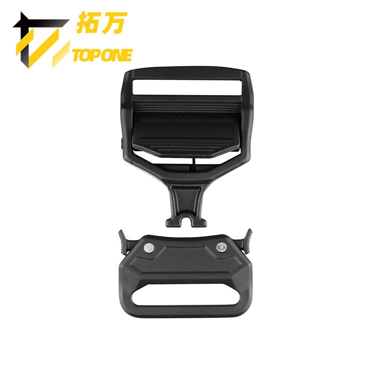 Zinc Alloy Quick Release Tactical Lock Plug Heavy Duty Belt Outdoor Backpack Multipurpose Black Buckle