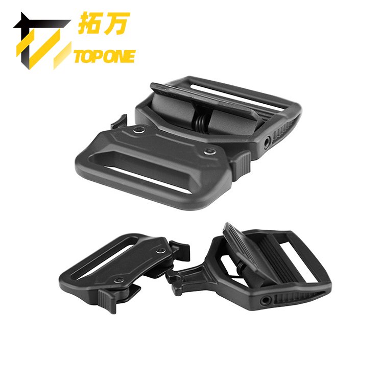 Zinc Alloy Quick Release Tactical Lock Plug Heavy Duty Belt Outdoor Backpack Multipurpose Black Buckle