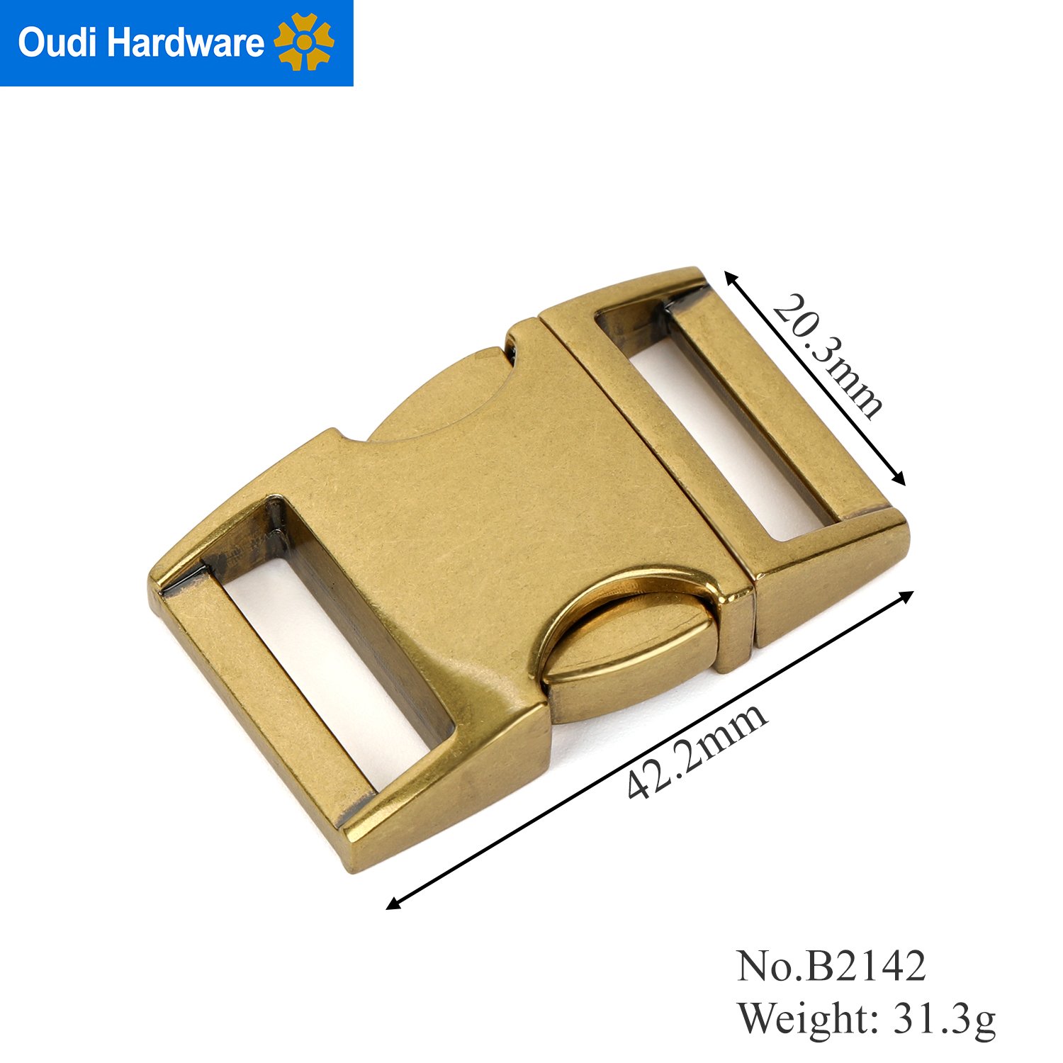 Custom Buckles Metal Backpack Buckles Bag Side Quick Release Buckle For Dog Collar