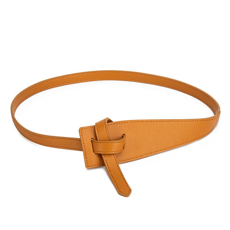 New Coat Belt Soft Knot Belt Long Skirt Accessories Ladies Belt Irregular Buckle Trench Coat Knotted Waist Closure