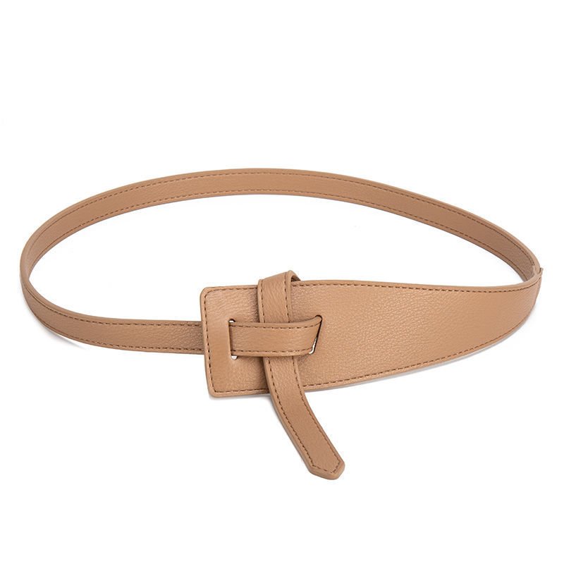 New Coat Belt Soft Knot Belt Long Skirt Accessories Ladies Belt Irregular Buckle Trench Coat Knotted Waist Closure