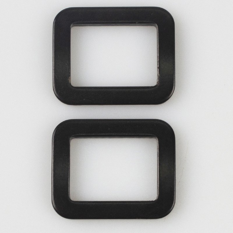 High-quality Safety Belt Accessories Ring Buckle for Handbags Square Steel Alloy Black 2000pcs CN;ZHE JS-5002,JS-5002 13g