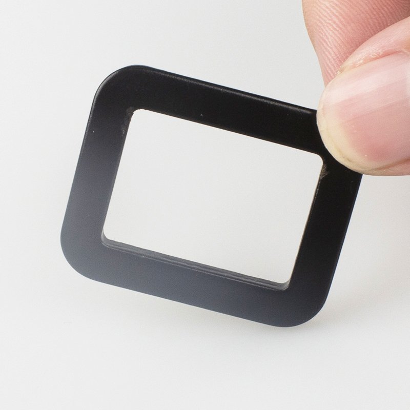 High-quality Safety Belt Accessories Ring Buckle for Handbags Square Steel Alloy Black 2000pcs CN;ZHE JS-5002,JS-5002 13g