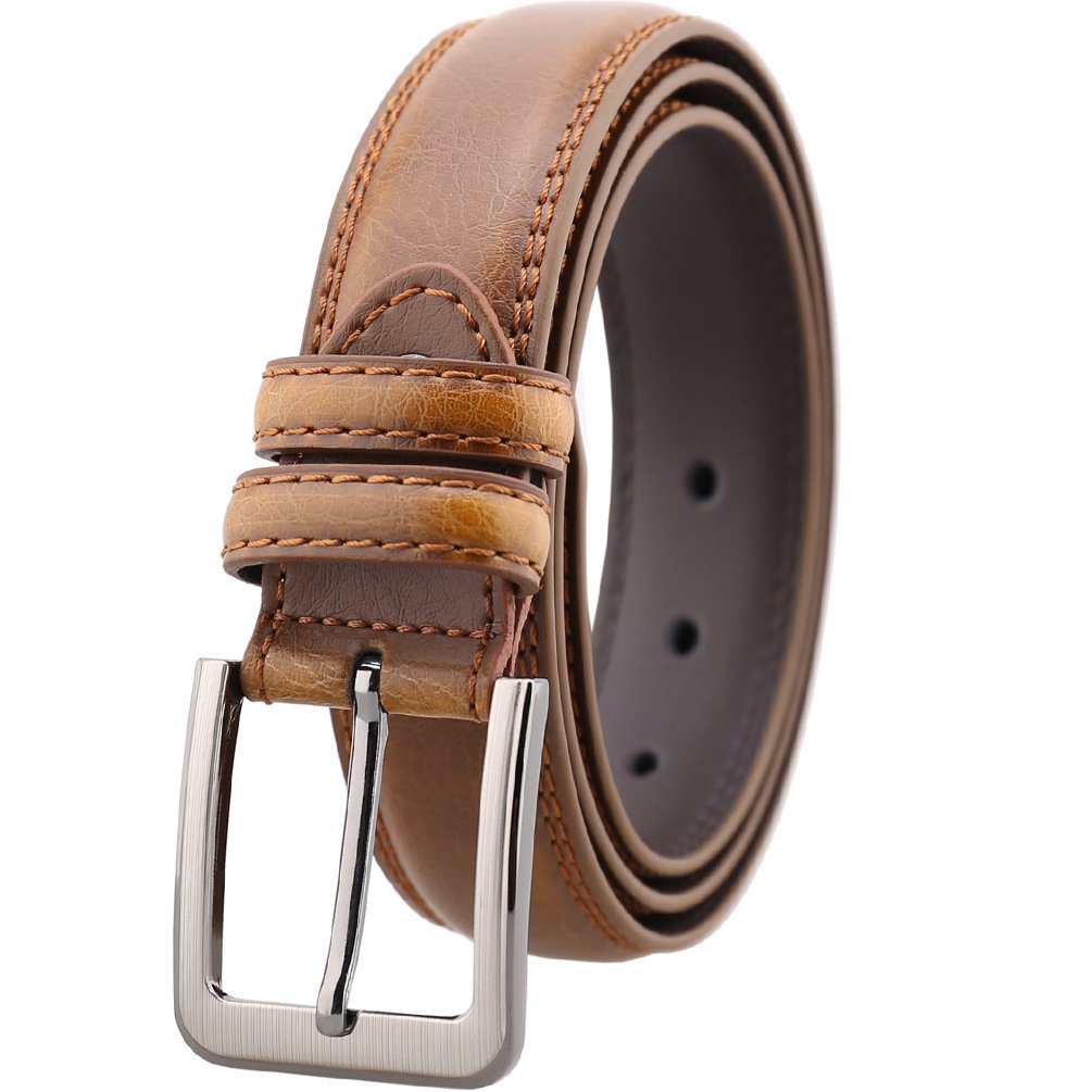 ZK33-560 Width 3.3CM spot, men can choose a variety of colors pin buckle belt