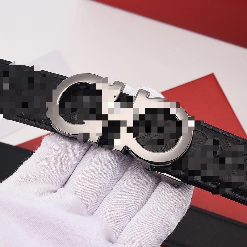 men's belt automatic buckle cowhide fashion belt brand designer belt