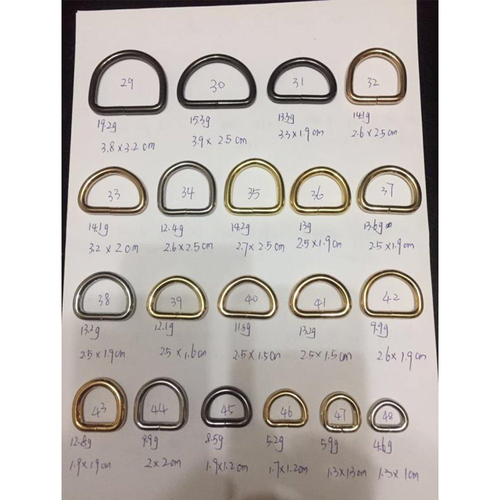 factory supply metal iron buckle for handbag for strap hardware with cheap price in overstock sell in weight