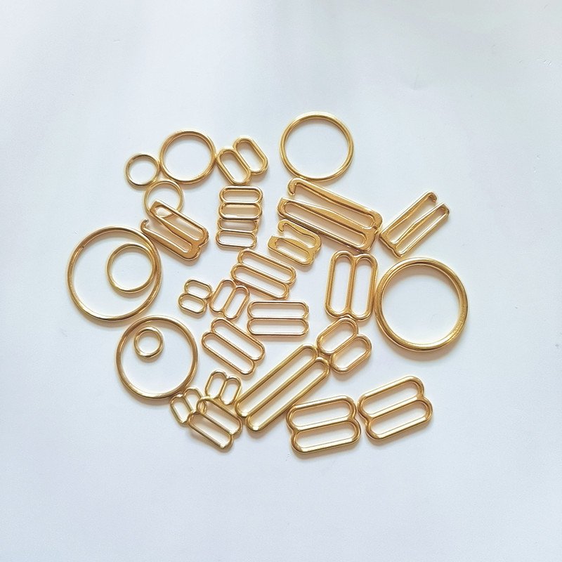 Adjuster Clasp Bikini Swimwear Custom Reusable o 8 9shape buckle Ring Sliders metal Underwear Accessories Straps Hook Bra Buckle