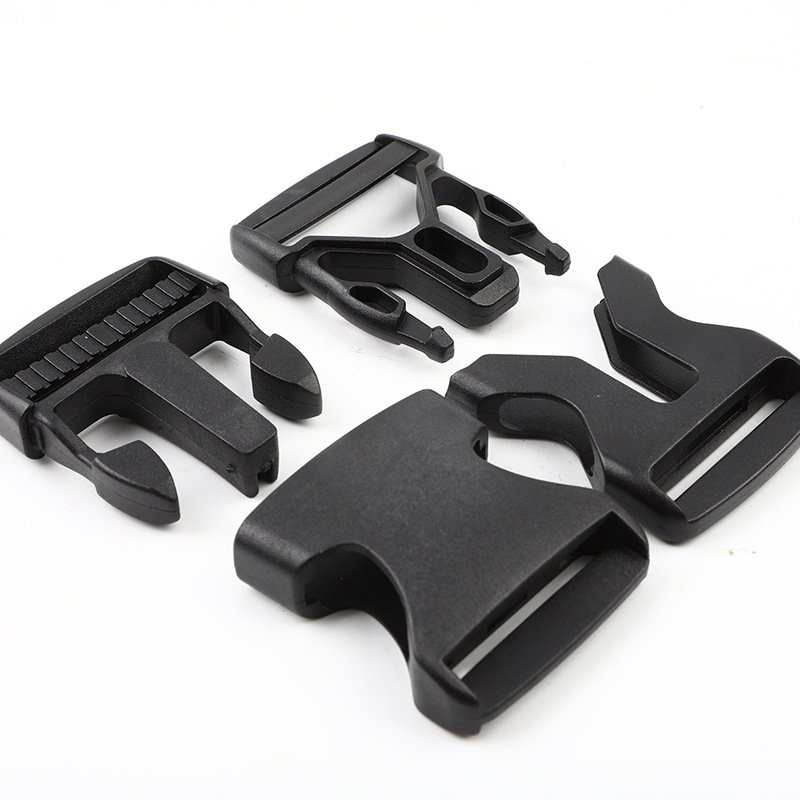 Black 25mm & 35mm Quick Release Buckle for Backpack Handbags Luggage Featuring Safety Pom Plastic Webbing Strap Accessories Cars