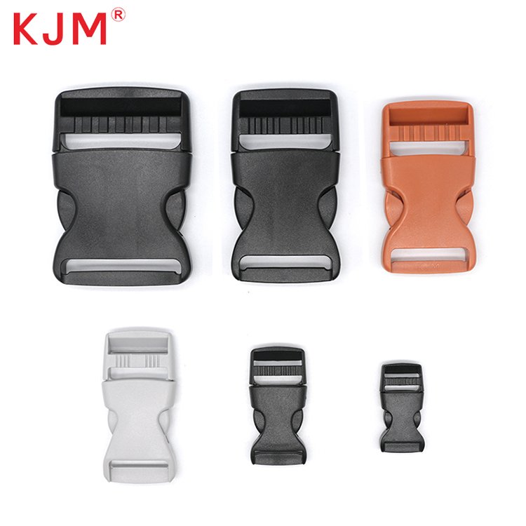 Buckle manufacturer 15mm 18mm 25mm 32mm 38mm 50mm bag buckle adjustable side release plastic buckle
