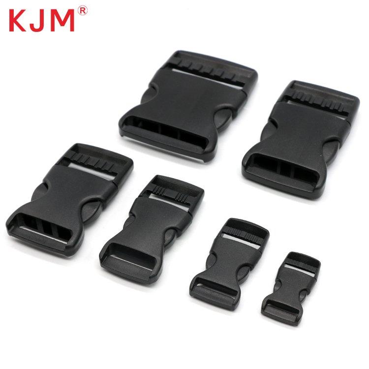 Buckle manufacturer 15mm 18mm 25mm 32mm 38mm 50mm bag buckle adjustable side release plastic buckle