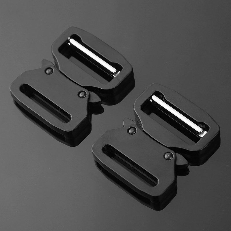 Custom Low MOQ Metal Belt Buckle Logo High Quality Stainless Steel Side Quick Release Metal Belt Buckles