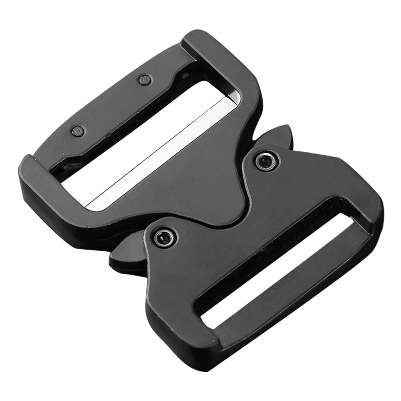 Custom Low MOQ Metal Belt Buckle Logo High Quality Stainless Steel Side Quick Release Metal Belt Buckles