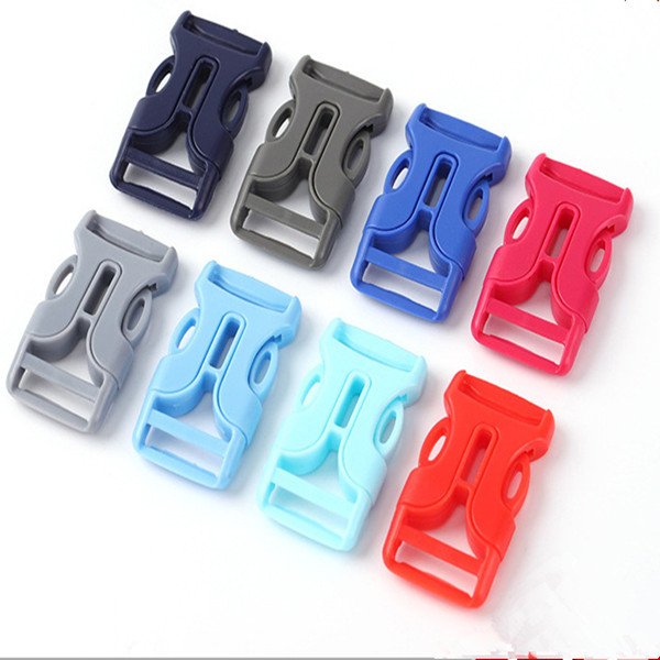 Wholesale Factory Accessories Multicolor Adjustable Buckles Custom plastic Side Quick Release