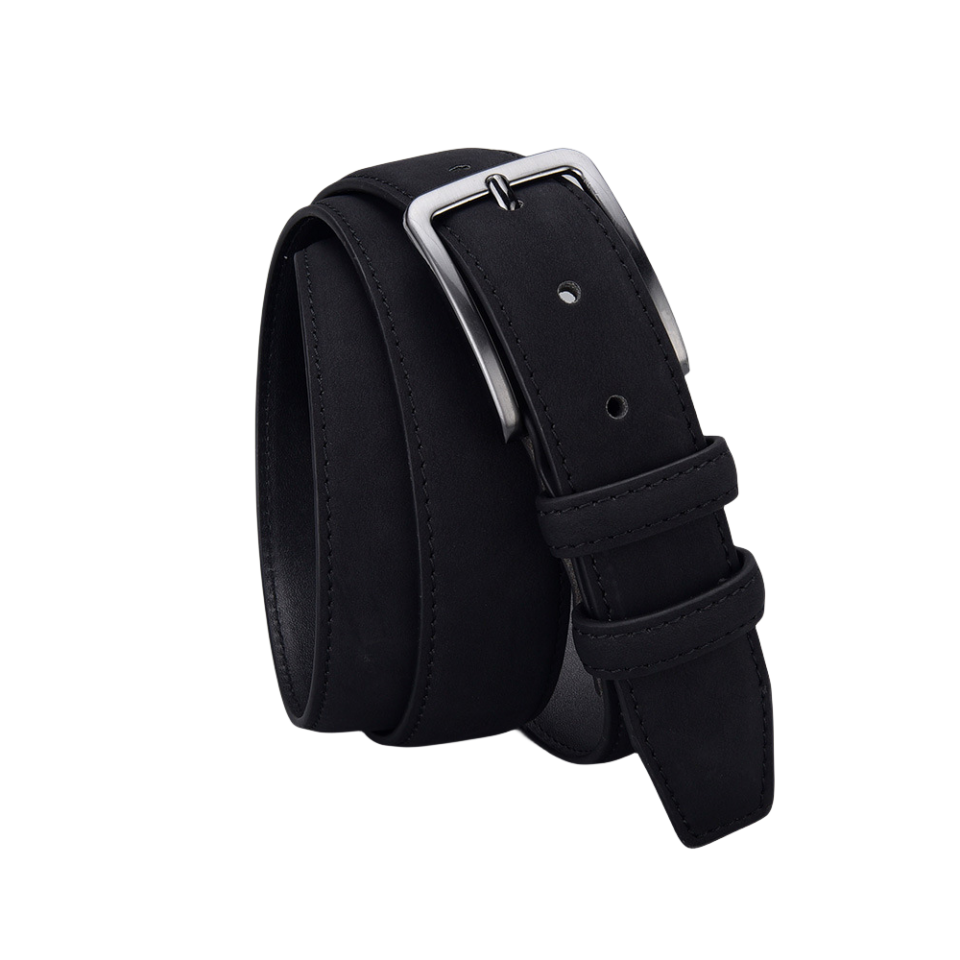 Hot Sale Factory Men's Suede Belt Retro Trend Alloy Pin Buckle Leather Casual Sports Jean Belt