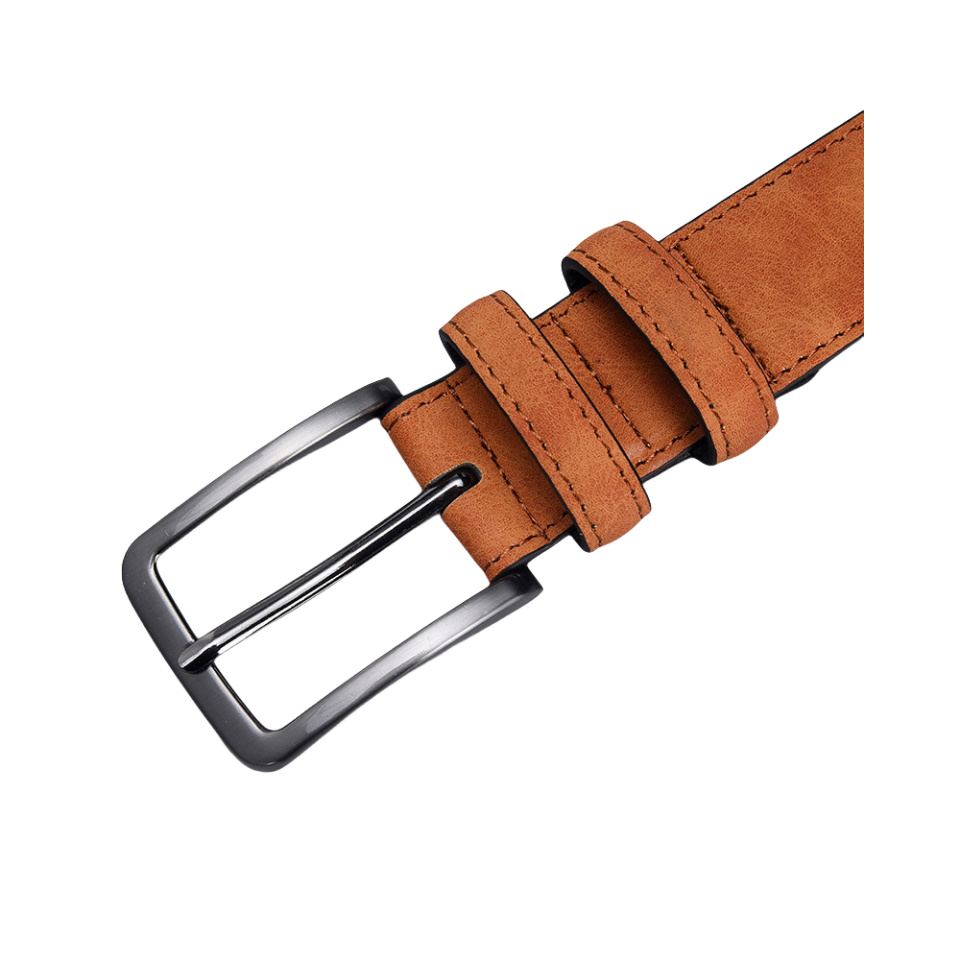 Hot Sale Factory Men's Suede Belt Retro Trend Alloy Pin Buckle Leather Casual Sports Jean Belt