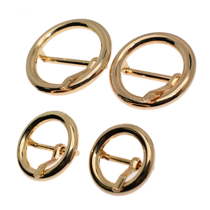32mm/25mm/19mm/16mm pin belt buckle Adjustable round Ring buckle for Leather Crafts, Bags, Clothing, Belts, Backpacks
