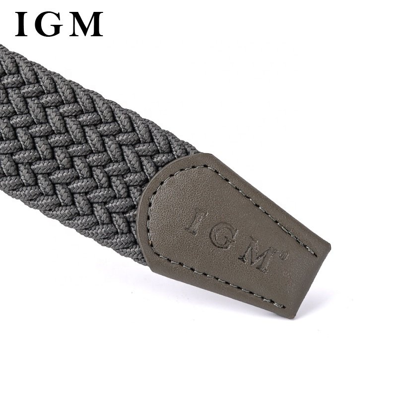 Clothing Custom Adjustable Utility Pin Buckles Elastic Braided Belt Webbing Waist Belt Gents Needlepoint Belt Man Women Unisex
