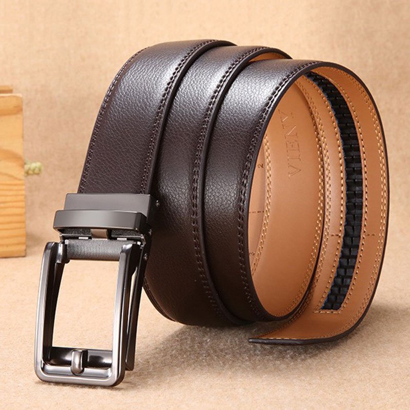 Wholesale Designer Cow Genuine Leather Luxury Strap Male Belts For Men Fashion Classic Vintage Automatic Buckle Belt