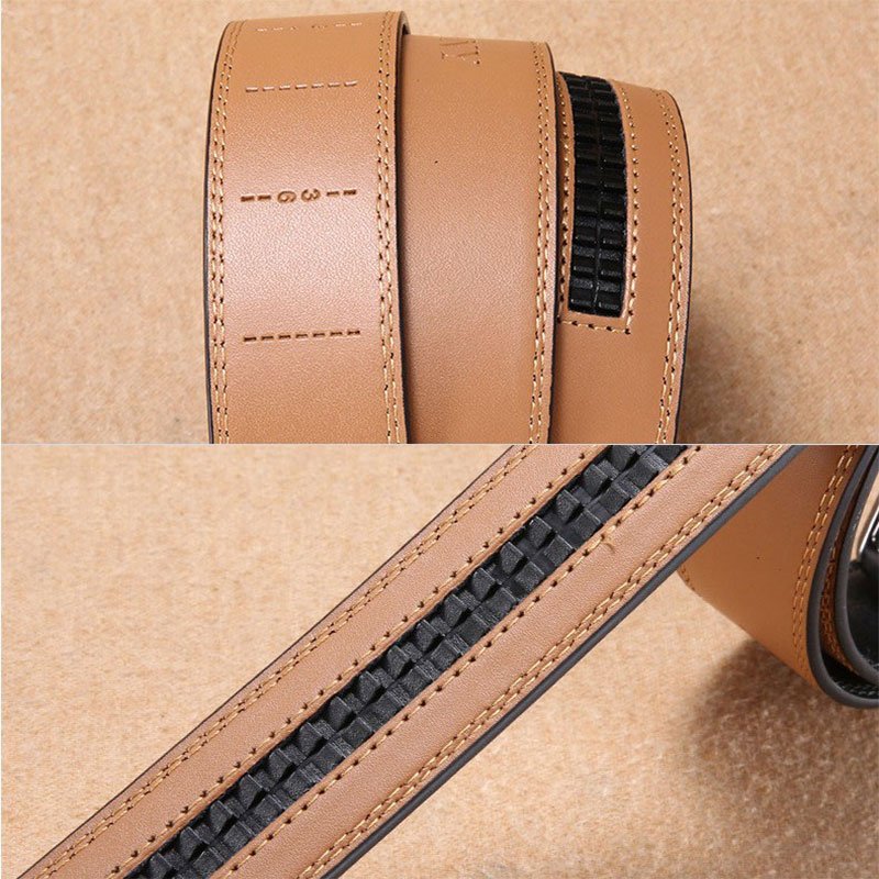 Wholesale Designer Cow Genuine Leather Luxury Strap Male Belts For Men Fashion Classic Vintage Automatic Buckle Belt