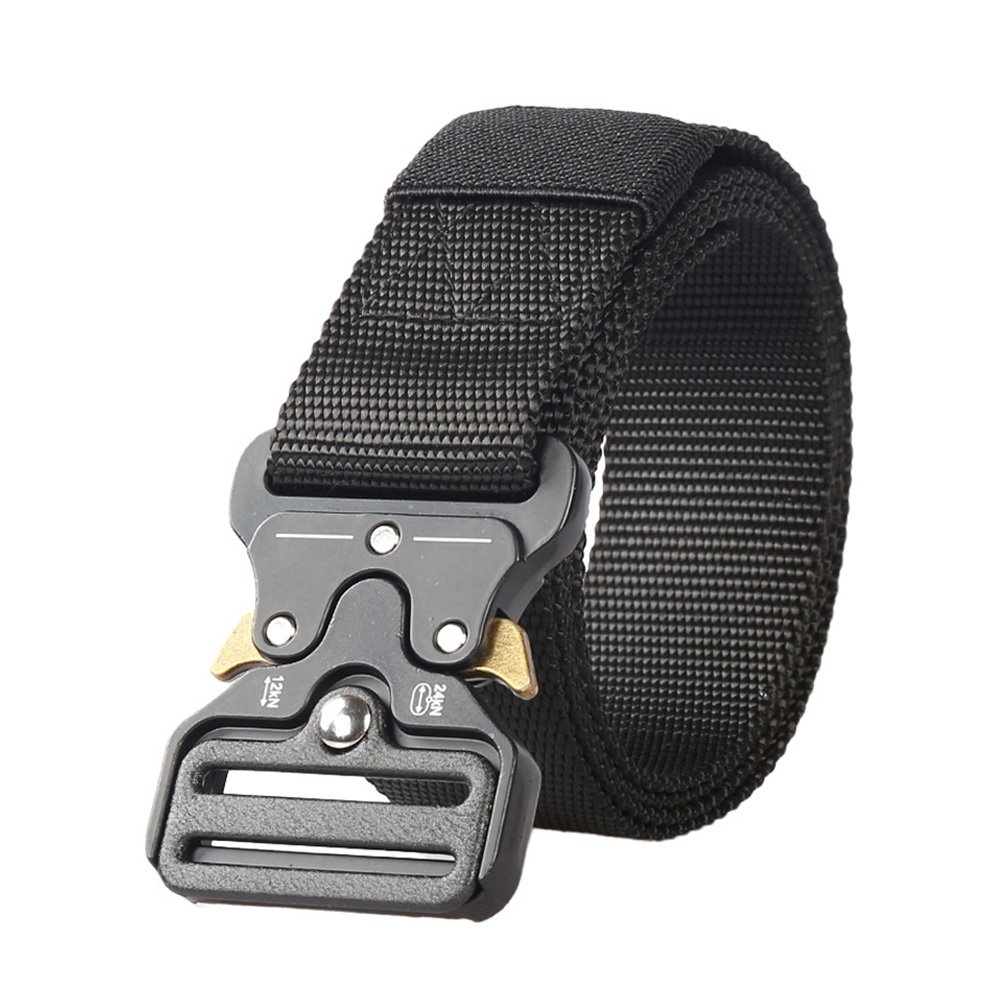 Factory Custom Nylon Belt Camouflage Thickening Quick Release Canvas Tool waist Belt Men Metal Buckle Duty Combat Tactical Belt