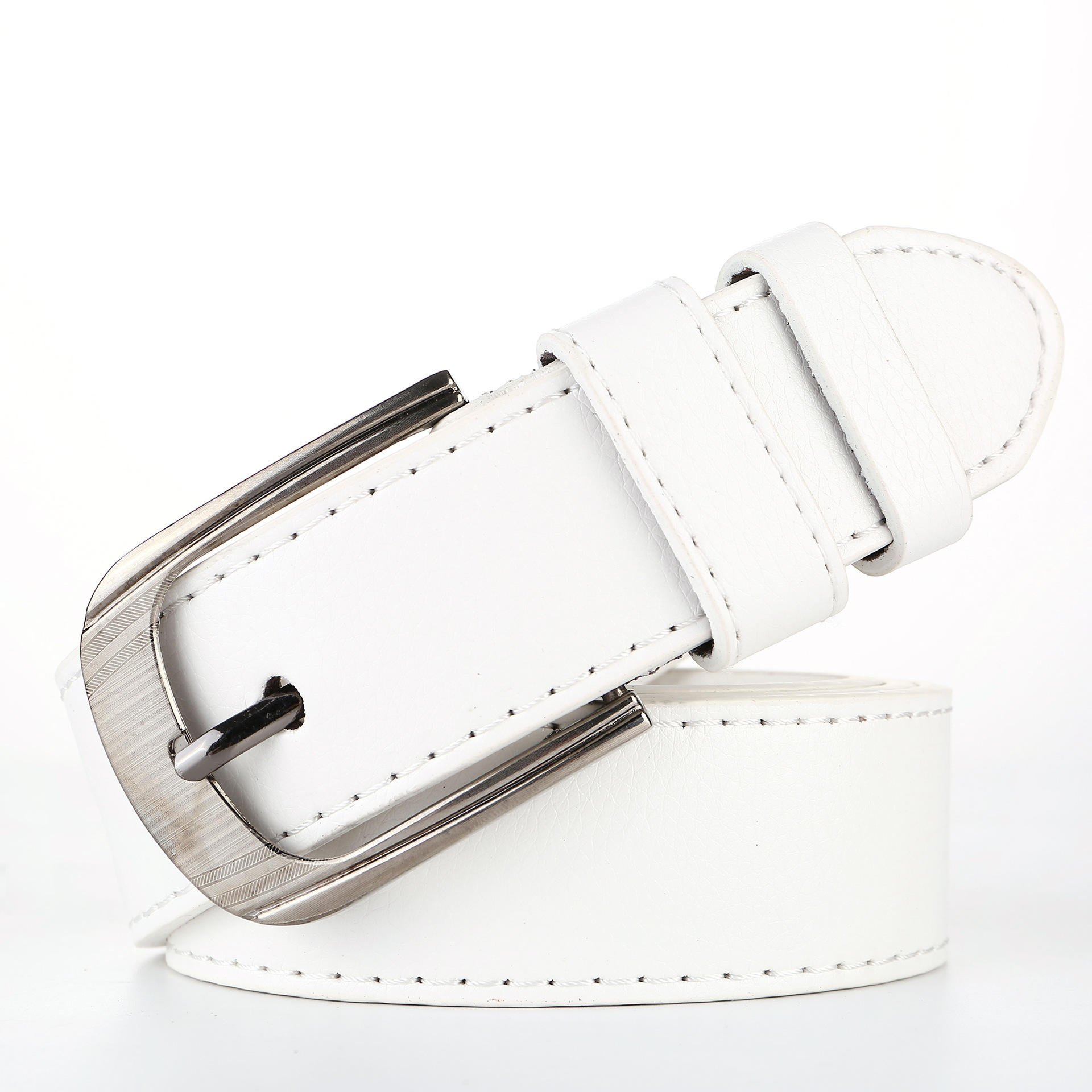 New Style Men's Business Leisure Needle Buckle Leather Belt Belt For Men Leather