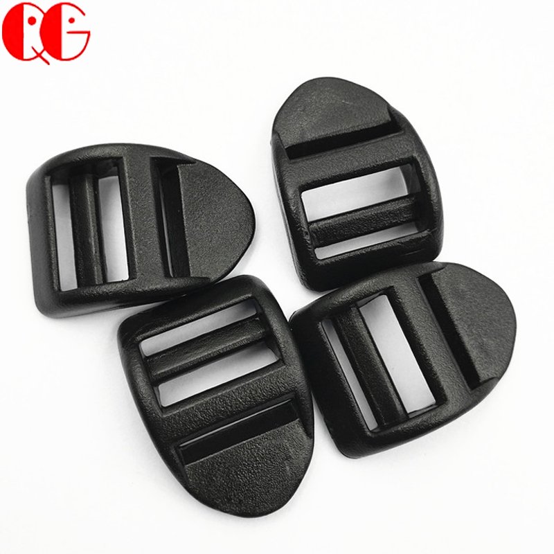 Wholesale Backpack Straps Bag Parts 20 MM Sliders Tri-Glide Adjuster Accessory Plastic Ladder Lock Slider Adjustable Buckle