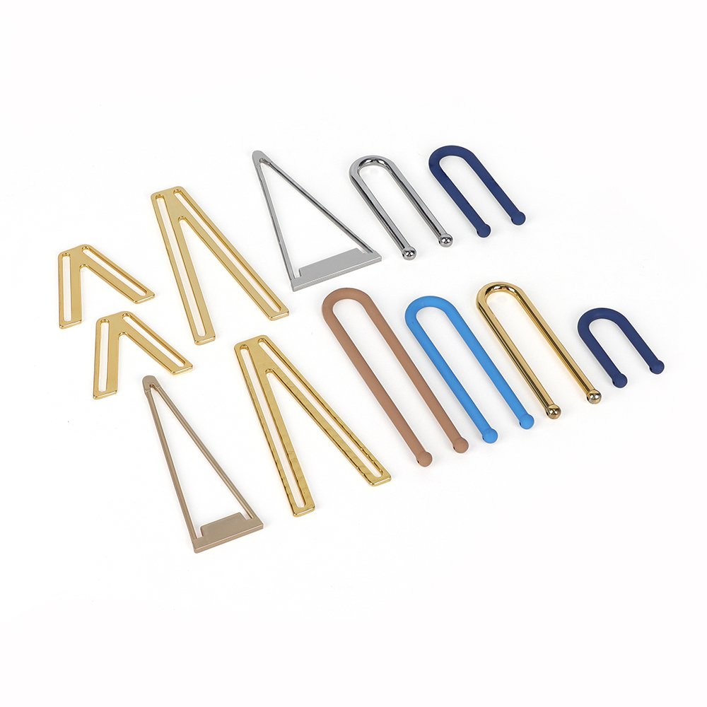 High Quality Custom Logo Decorative Metal U Shape Bra Buckle For Underwear Or Swimwear Bikini Etc