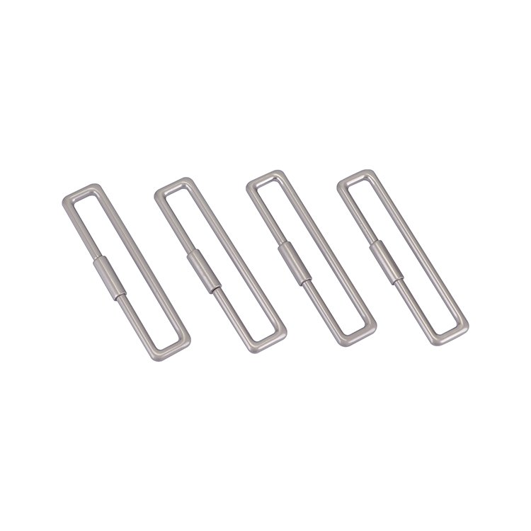 High Quality Custom Logo Decorative Metal U Shape Bra Buckle For Underwear Or Swimwear Bikini Etc