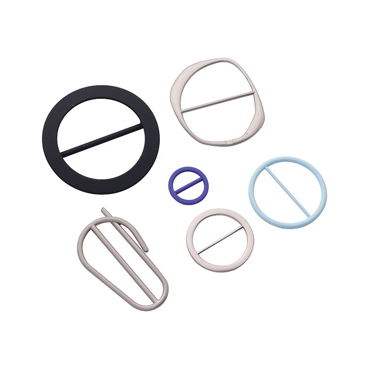 High Quality Custom Logo Decorative Metal U Shape Bra Buckle For Underwear Or Swimwear Bikini Etc