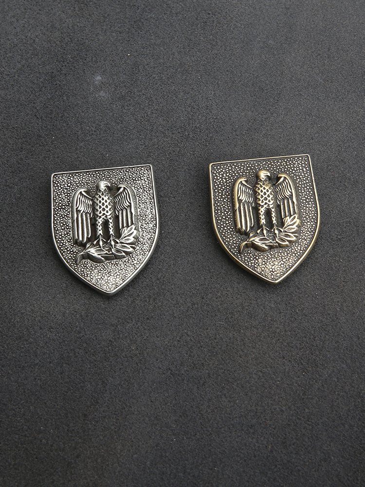 Vintage Emblem Decorative Buckles Handcrafted Accessories made from Pure Brass Nickel Silver Wallets DIY Bag Parts Accessories