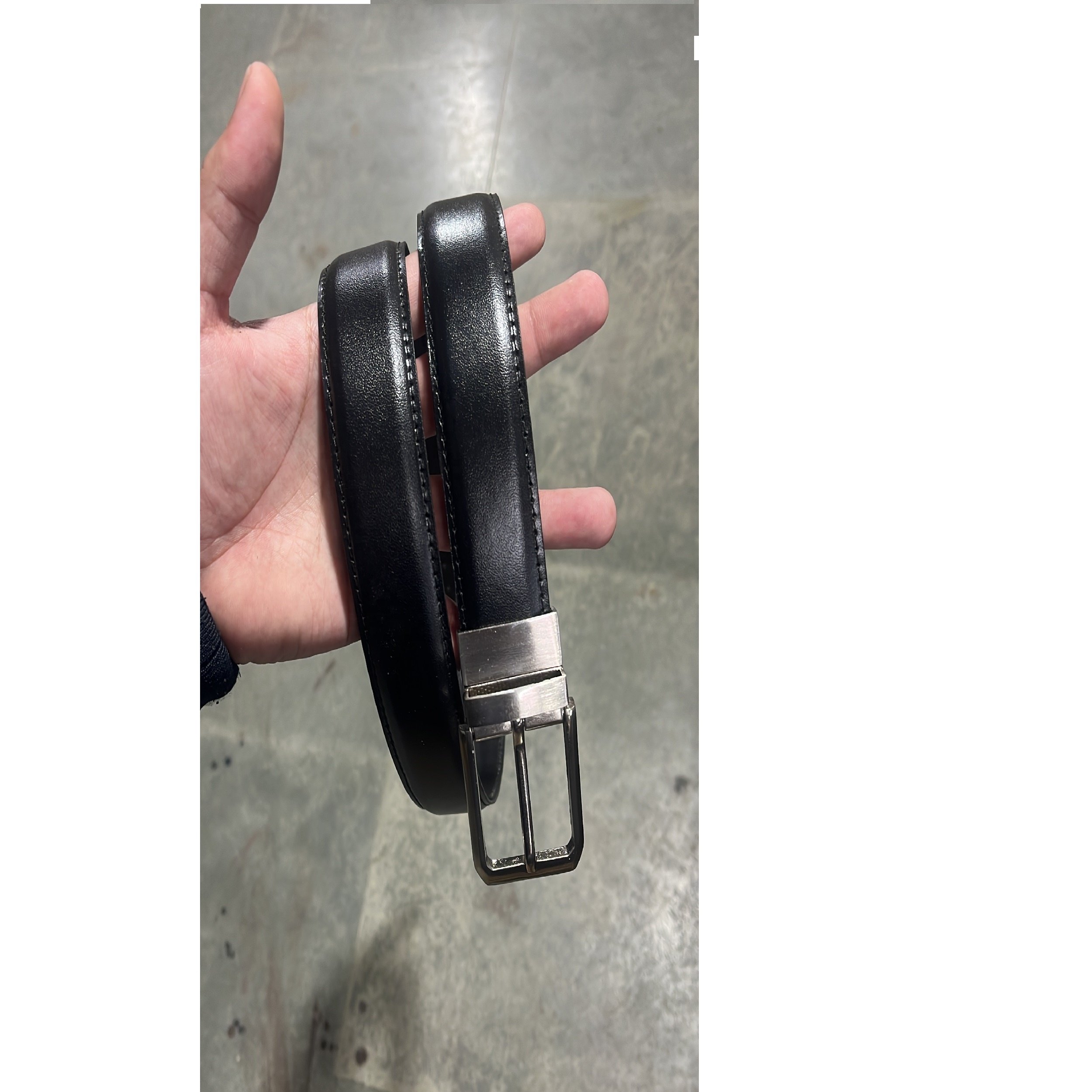 Automatic Autolock Buckle Genuine Leather Reversible Belts