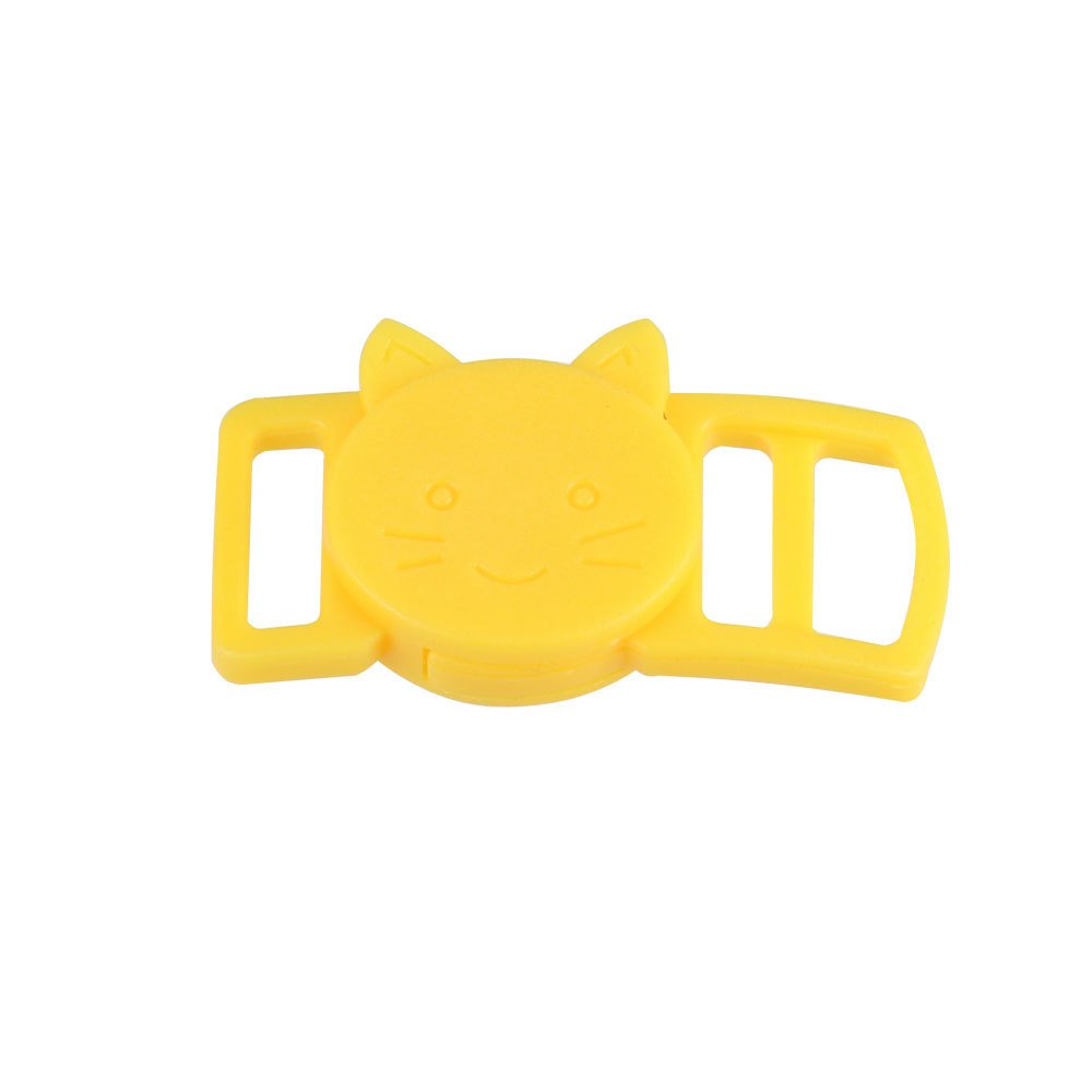 Adjustable 10mm Cat Head Shaped Plastic Buckles for Leather Belts Backpack Strap Bags Cat Dog Collar Accessories