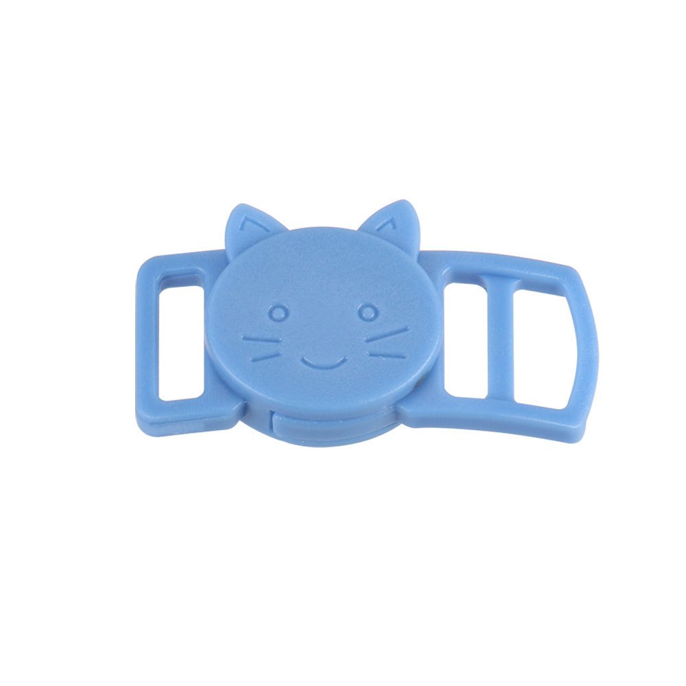 Adjustable 10mm Cat Head Shaped Plastic Buckles for Leather Belts Backpack Strap Bags Cat Dog Collar Accessories