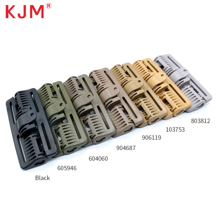 Customized design logo strong pull pom webbing strap nylon tactical buckle adjustable belt recycled side release buckle