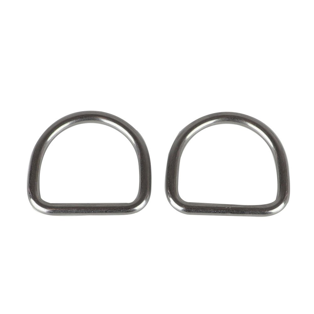 Stainless Steel Seamless semicircular ring Buckle Bag Parts Accessories Luggage Strap Webbing Pet Dog Collar Harness D Ring