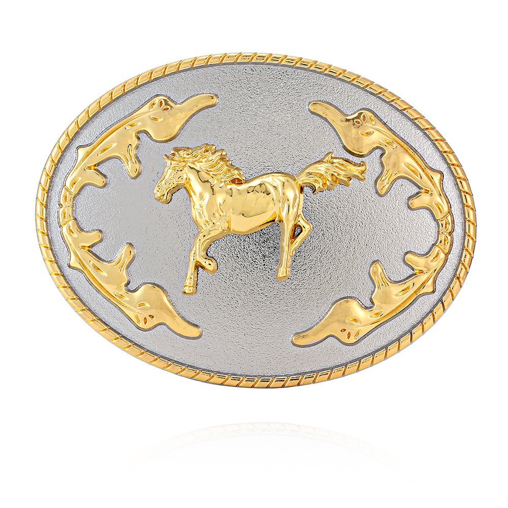 Classic Fashion Metal Belt Buckle Metal Custom Belt Buckles Western Cowboy Belt Buckles for Men