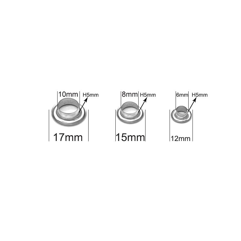 Portable Effortless Handheld Installation Eyelets Button Pliers Leather Rivet Buckle Inner Size 6/8/10 mm Metal Hole Hand Tools