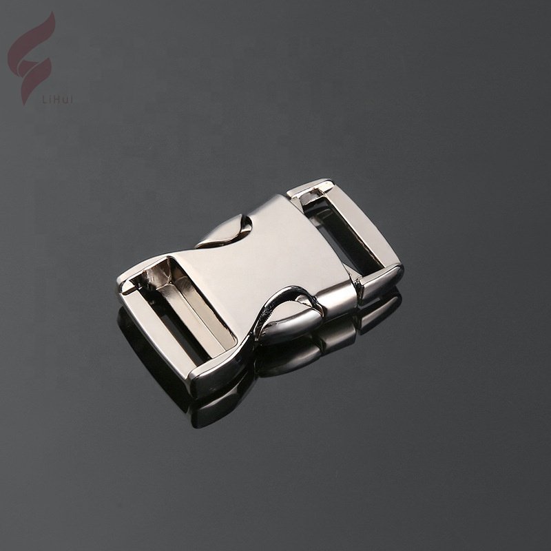 Lihui Factory Price Aluminum Quick Release Buckle Adjustable Metal Buckle For Luggage Backpack