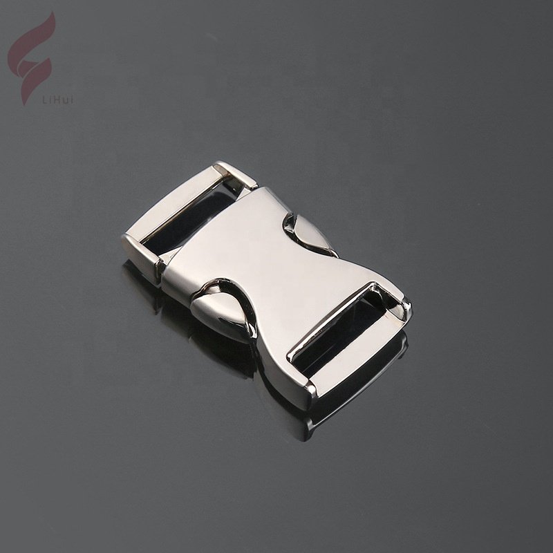 Lihui Factory Price Aluminum Quick Release Buckle Adjustable Metal Buckle For Luggage Backpack